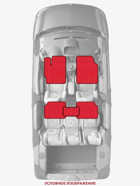 ЭВА коврики «Queen Lux» стандарт для Honda Integra Type R Sedan