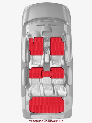ЭВА коврики «Queen Lux» комплект для Audi A5 Sportback (2G)